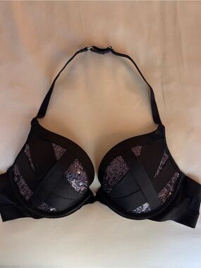 Victoria's Secret Very Sexy Sequin Halter Push-Up Bra